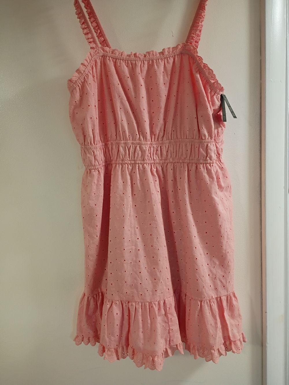 Celebrity Pink Pink Eyelet Sundress